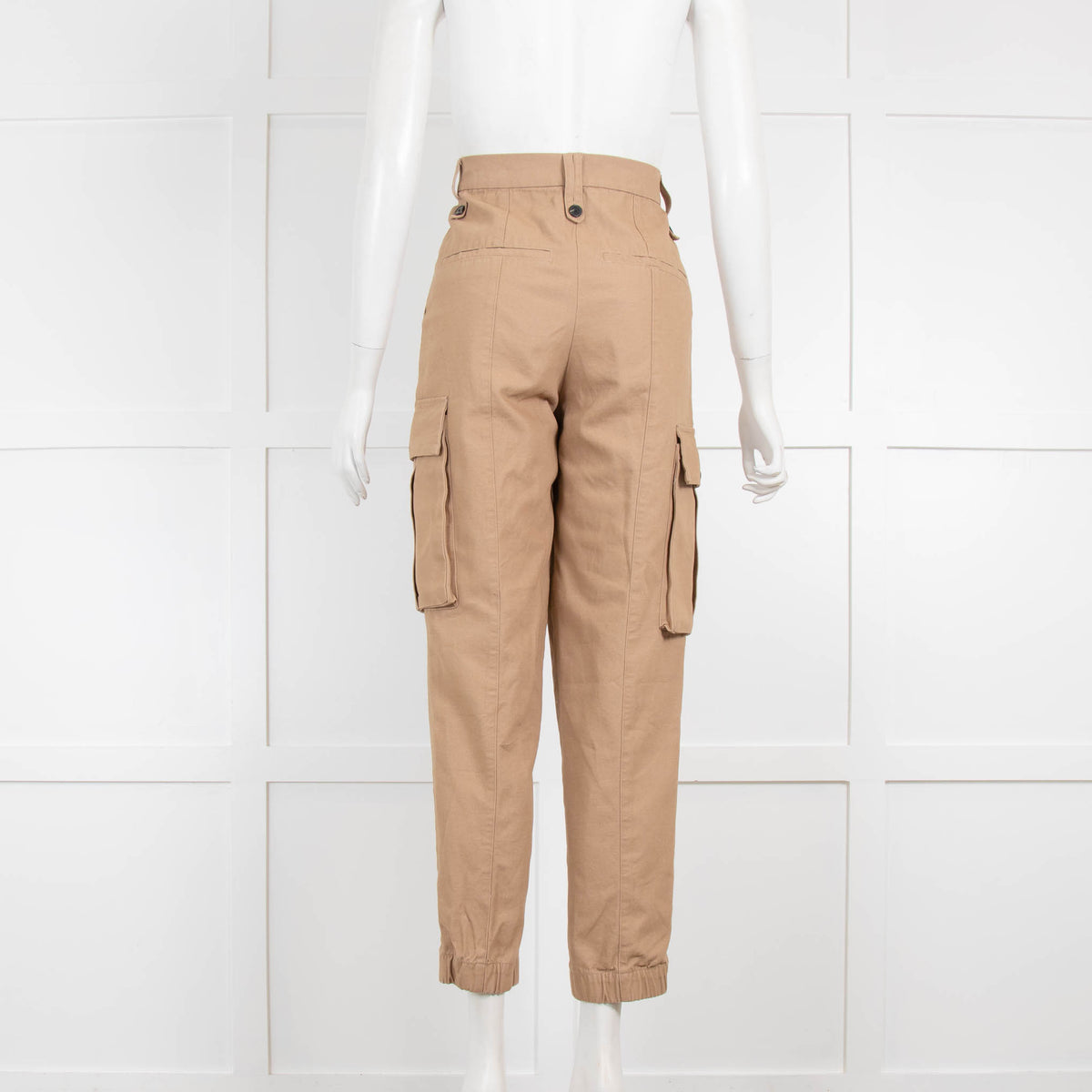 Zadig & Voltaire Preloved  Beige Combat Trousers