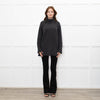 ME + EM Grey Chunky Knit Merino Wool Turtle Neck
