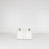 Aspinal of London Small White Lottie Bag With Silver Hardware