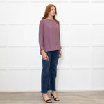 The Great Burgundy Silk Top With White Stars