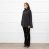 ME + EM Grey Chunky Knit Merino Wool Turtle Neck