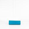 Manu Atelier Blue Croc Embossed Ladybird Crossbody Bag