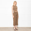 The Editor's Market Khaki Pleated Trousers