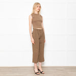 The Editor's Market Khaki Pleated Trousers