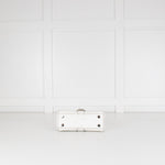 Aspinal of London Small White Lottie Bag With Silver Hardware