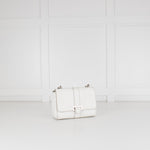Aspinal of London Small White Lottie Bag With Silver Hardware