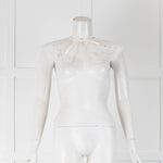 Ganni White Frill Collar