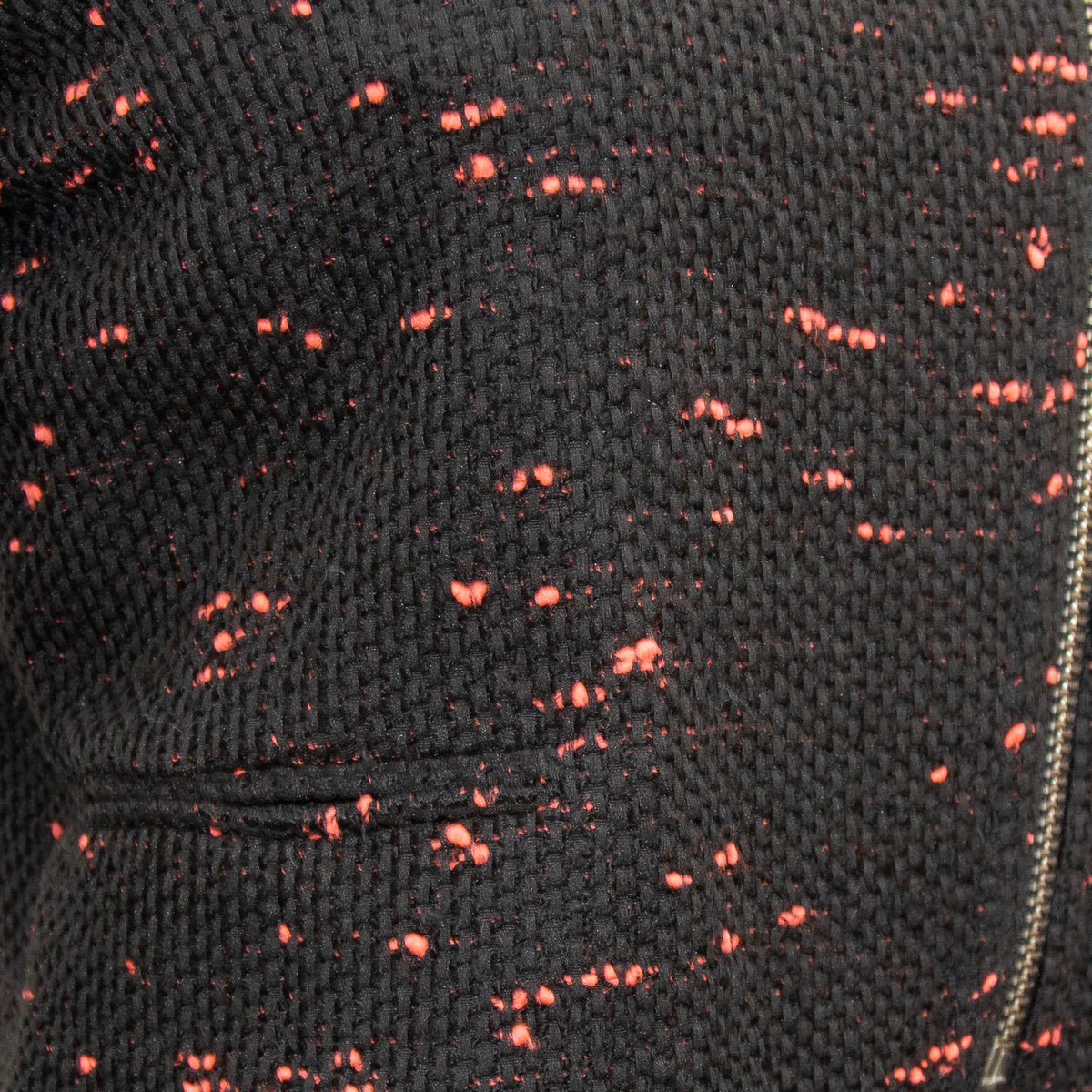 Sandro Black Pink Thread Tweedy Short Jacket