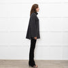 ME + EM Grey Chunky Knit Merino Wool Turtle Neck