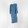 Altea Blue Geometric Print Shift Dress