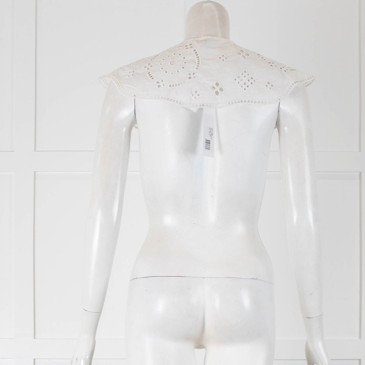 Ganni White Frill Collar