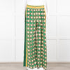 Camilla Green Yellow Silk Elasticated Waist Trousers