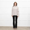 Podeny Putty Chunky Knit Polo Neck