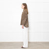 The Kooples Leopard Print Collared Shirt