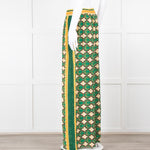 Camilla Green Yellow Silk Elasticated Waist Trousers