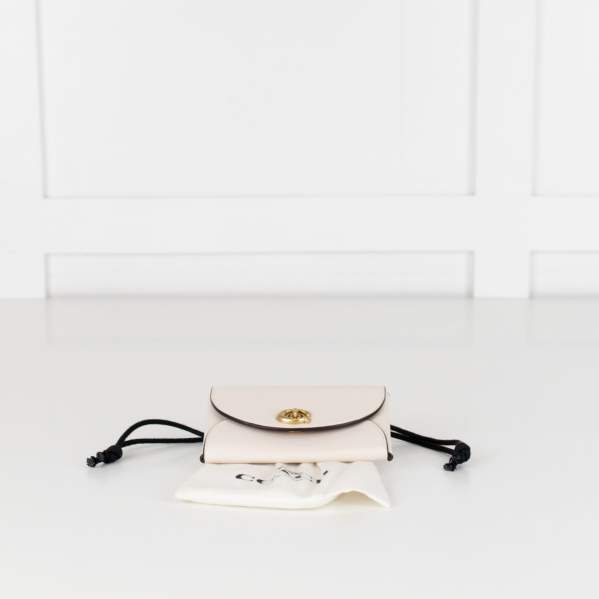 Coach White Small Leather Coin Purse