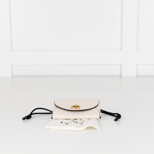 Coach White Small Leather Coin Purse