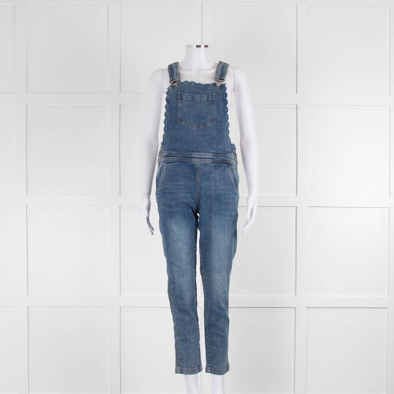 Wyse Blue Denim Dungarees