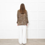 The Kooples Leopard Print Collared Shirt