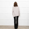 Podeny Putty Chunky Knit Polo Neck
