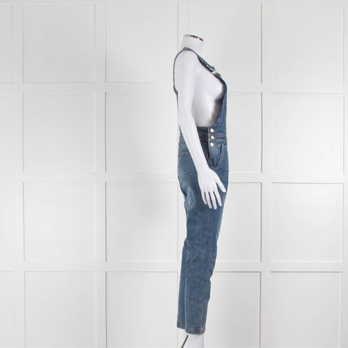 Wyse Blue Denim Dungarees