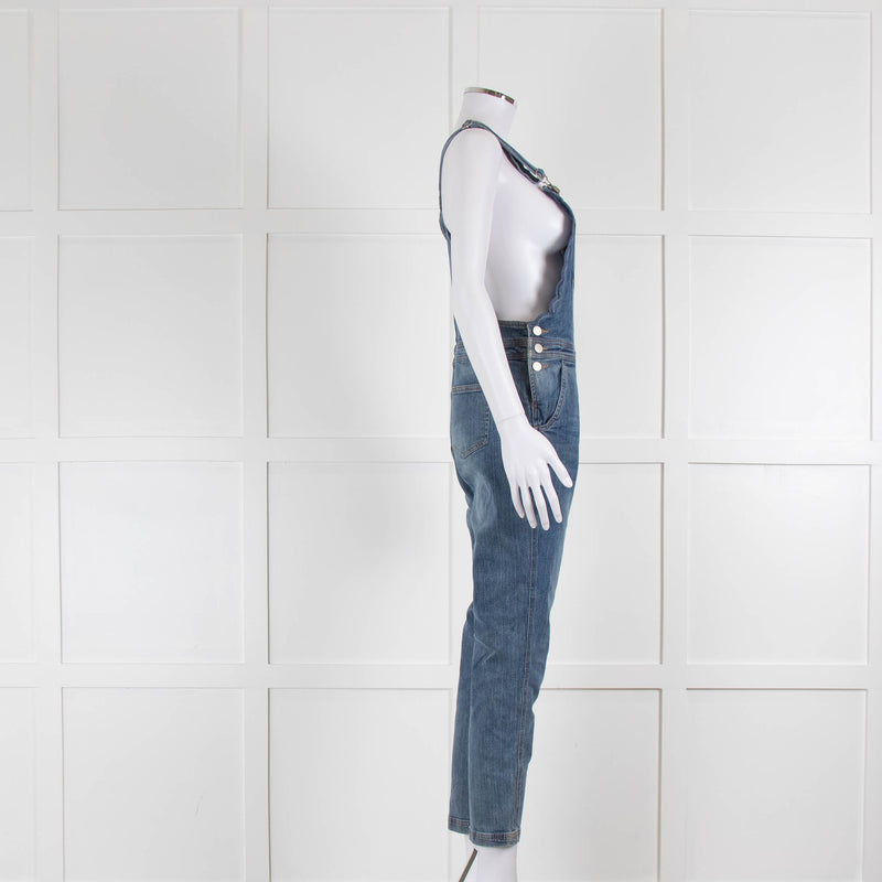 Wyse Blue Denim Dungarees