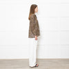 The Kooples Leopard Print Collared Shirt