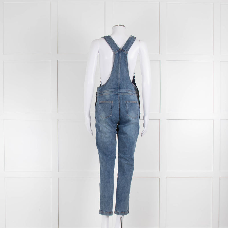 Wyse Blue Denim Dungarees