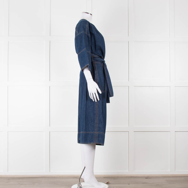 Vanessa Bruno Dark Denim Short Jumpsuit