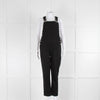 Wyse Black Silver Button Dungarees