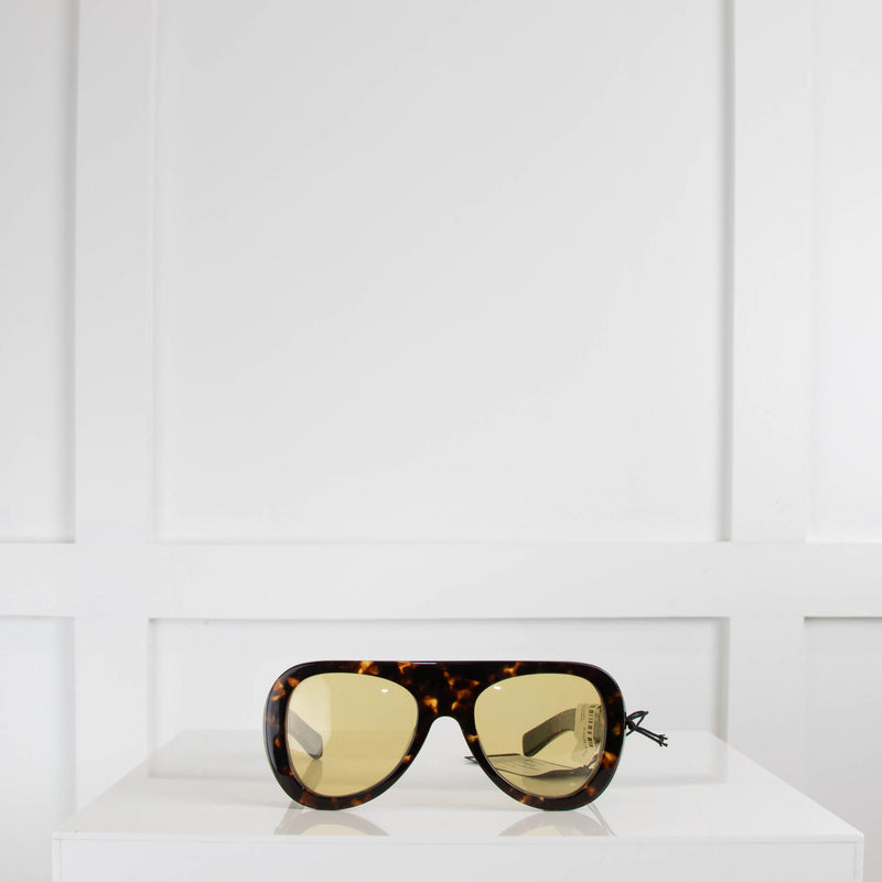 Joseph Brown Tortoise shell Sunglasses