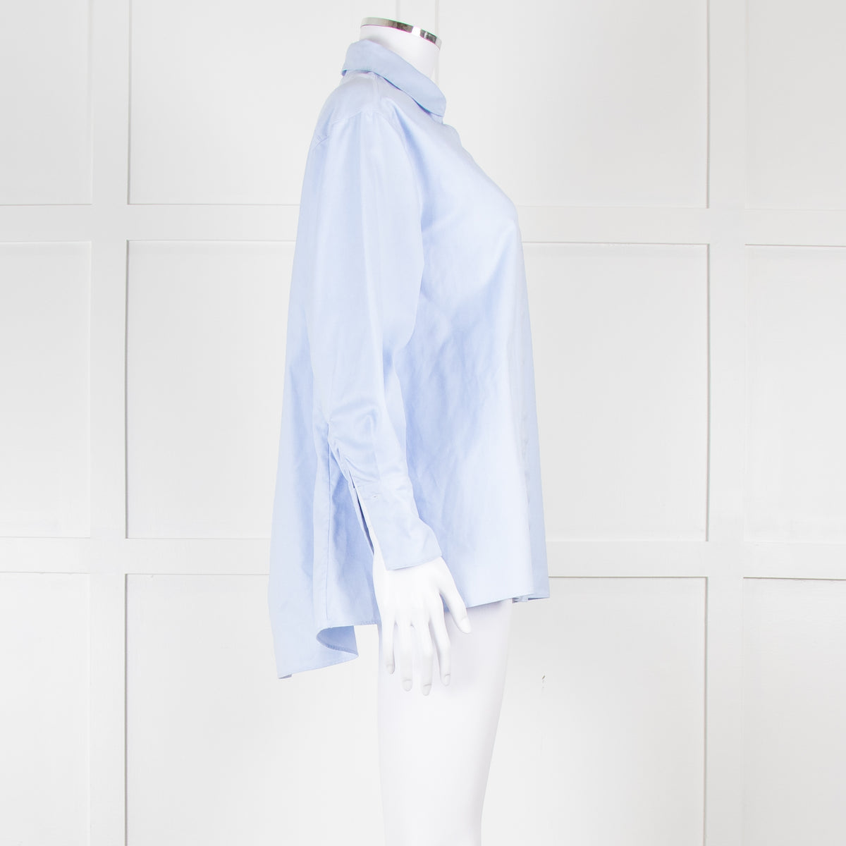 CH Carolina Herrera Blue Cotton Oversized Shirt