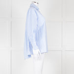 CH Carolina Herrera Blue Cotton Oversized Shirt