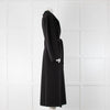 Max Mara Black Cashmere Blend Long Coat