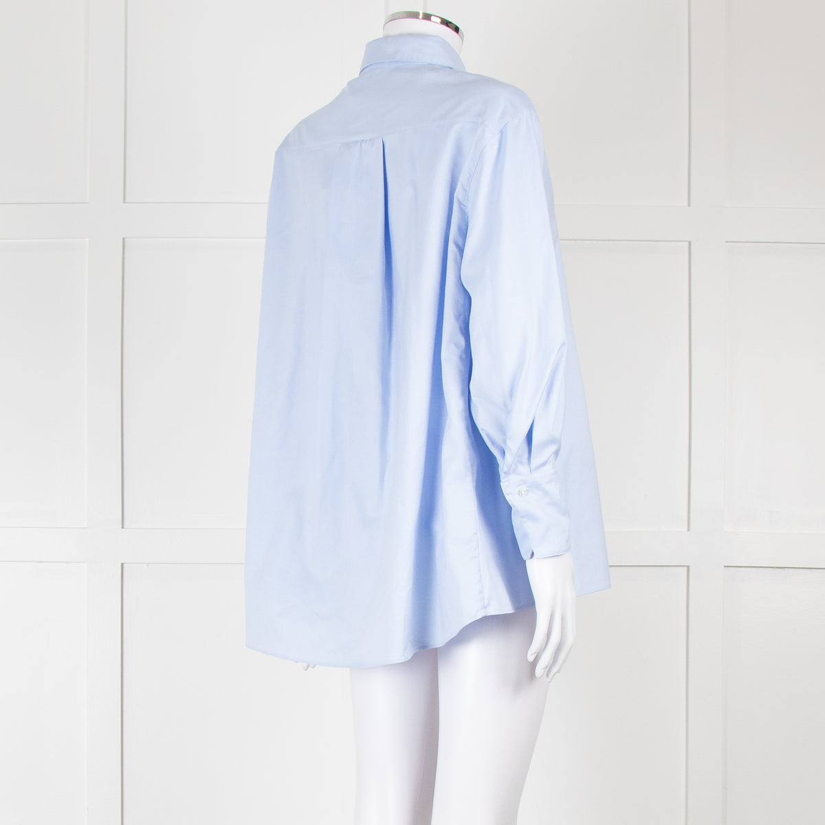 CH Carolina Herrera Blue Cotton Oversized Shirt