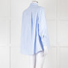 CH Carolina Herrera Blue Cotton Oversized Shirt
