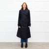 Joseph Black Claremont Padded Silk Blend Coat