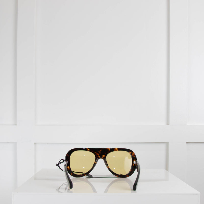 Joseph Brown Tortoise shell Sunglasses