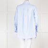 CH Carolina Herrera Blue Cotton Oversized Shirt