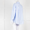CH Carolina Herrera Blue Cotton Oversized Shirt