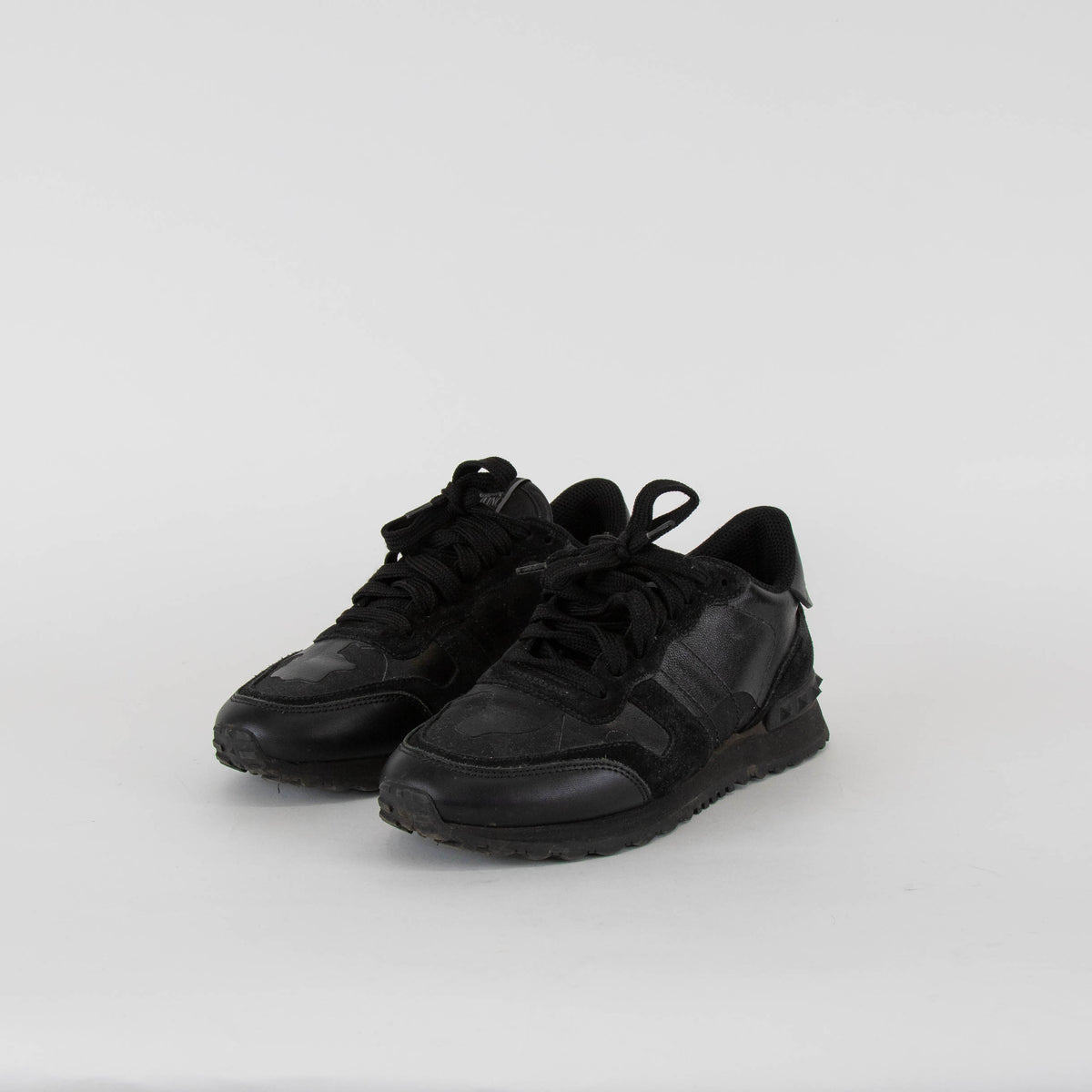 Valentino Black Rock Runner Trainers