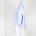 CH Carolina Herrera Blue Cotton Oversized Shirt