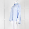 CH Carolina Herrera Blue Cotton Oversized Shirt