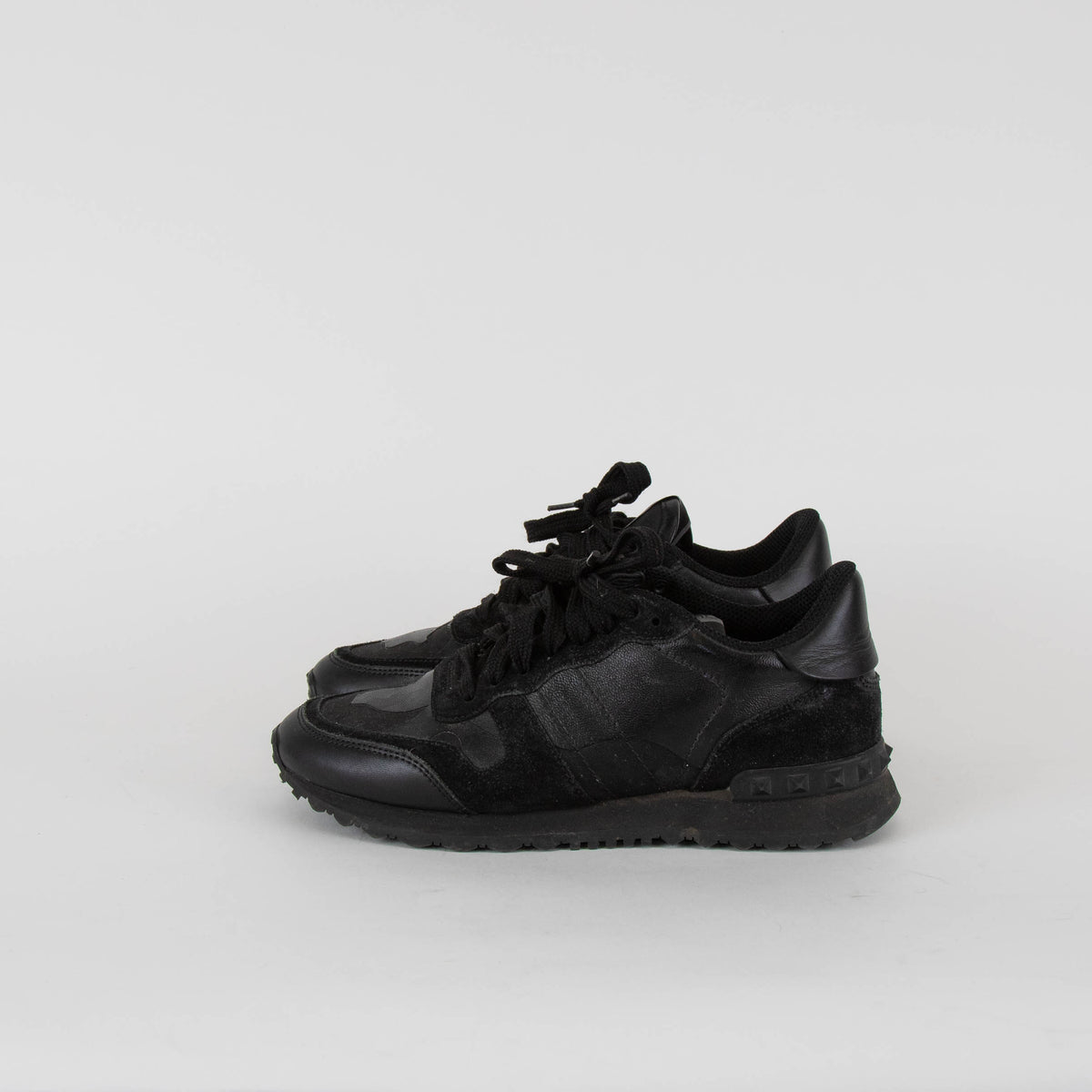Valentino Black Rock Runner Trainers
