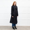 Joseph Black Claremont Padded Silk Blend Coat