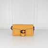Coach Yellow Grained Leather Tabby 26 Bag