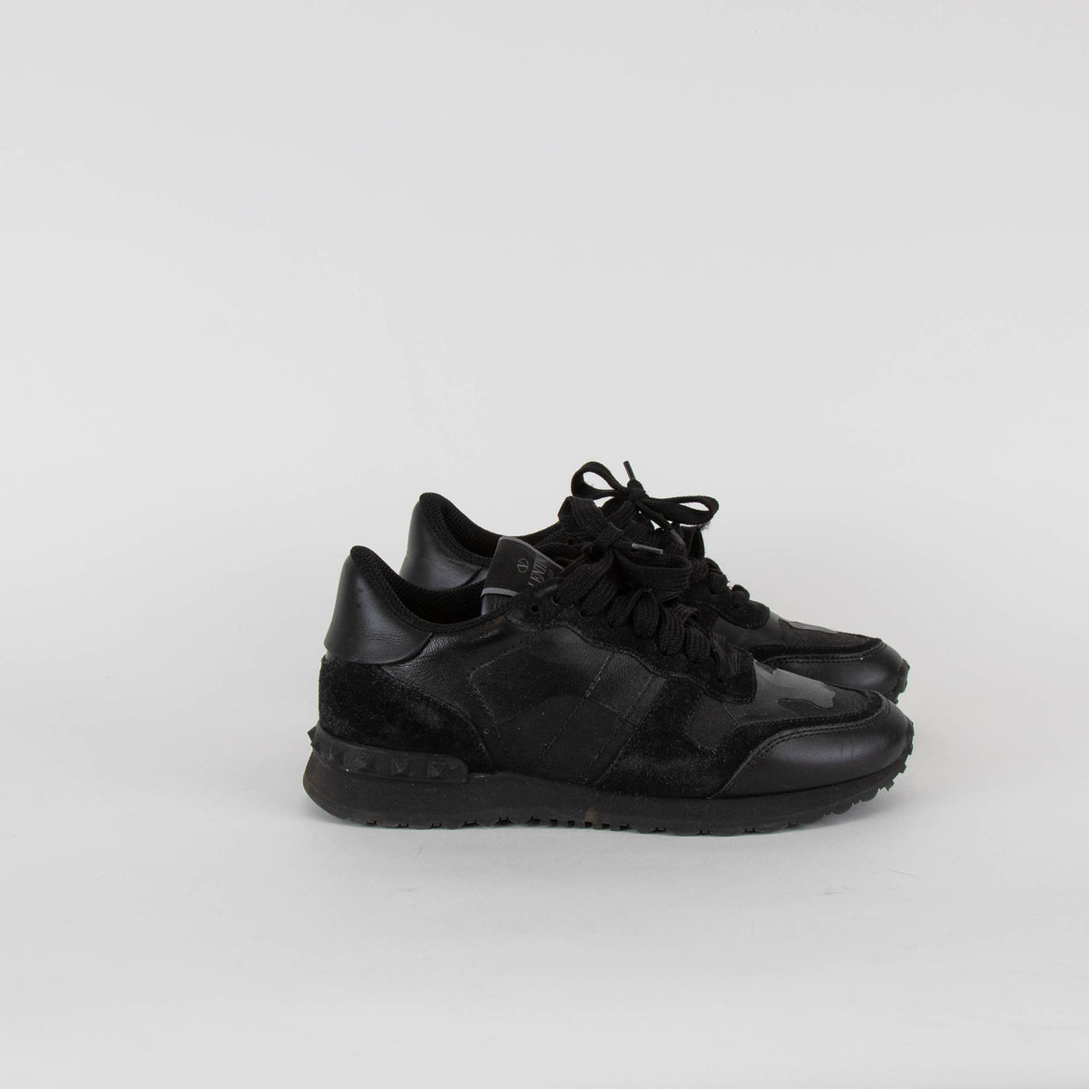 Valentino Black Rock Runner Trainers