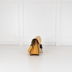 Coach Yellow Grained Leather Tabby 26 Bag