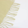 No Brand Pale Yellow 100% Cashmere Scarf