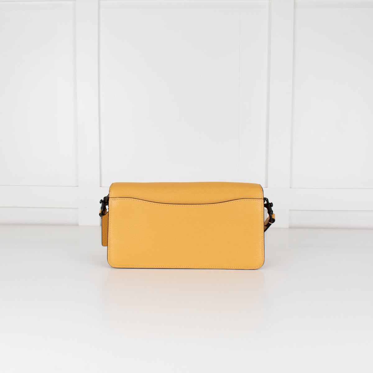 Coach Yellow Grained Leather Tabby 26 Bag